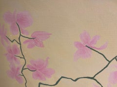 Tumbling Down, Grande peinture à l'huile contemporaine d'une nature morte