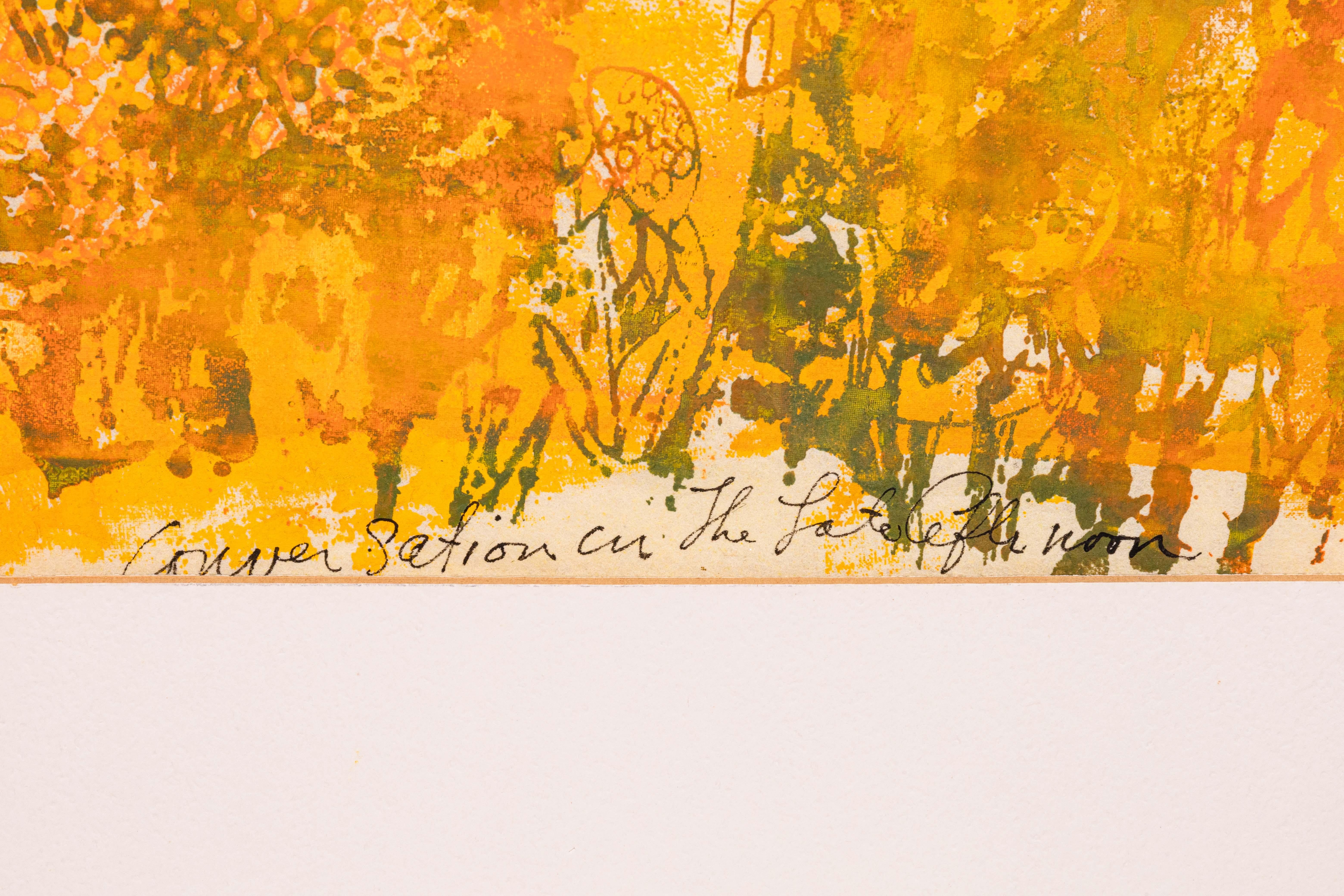 Susan Bolt Conversazioni firmate Serigrafia moderna su carta 1/20 incorniciata 1969 in vendita 4