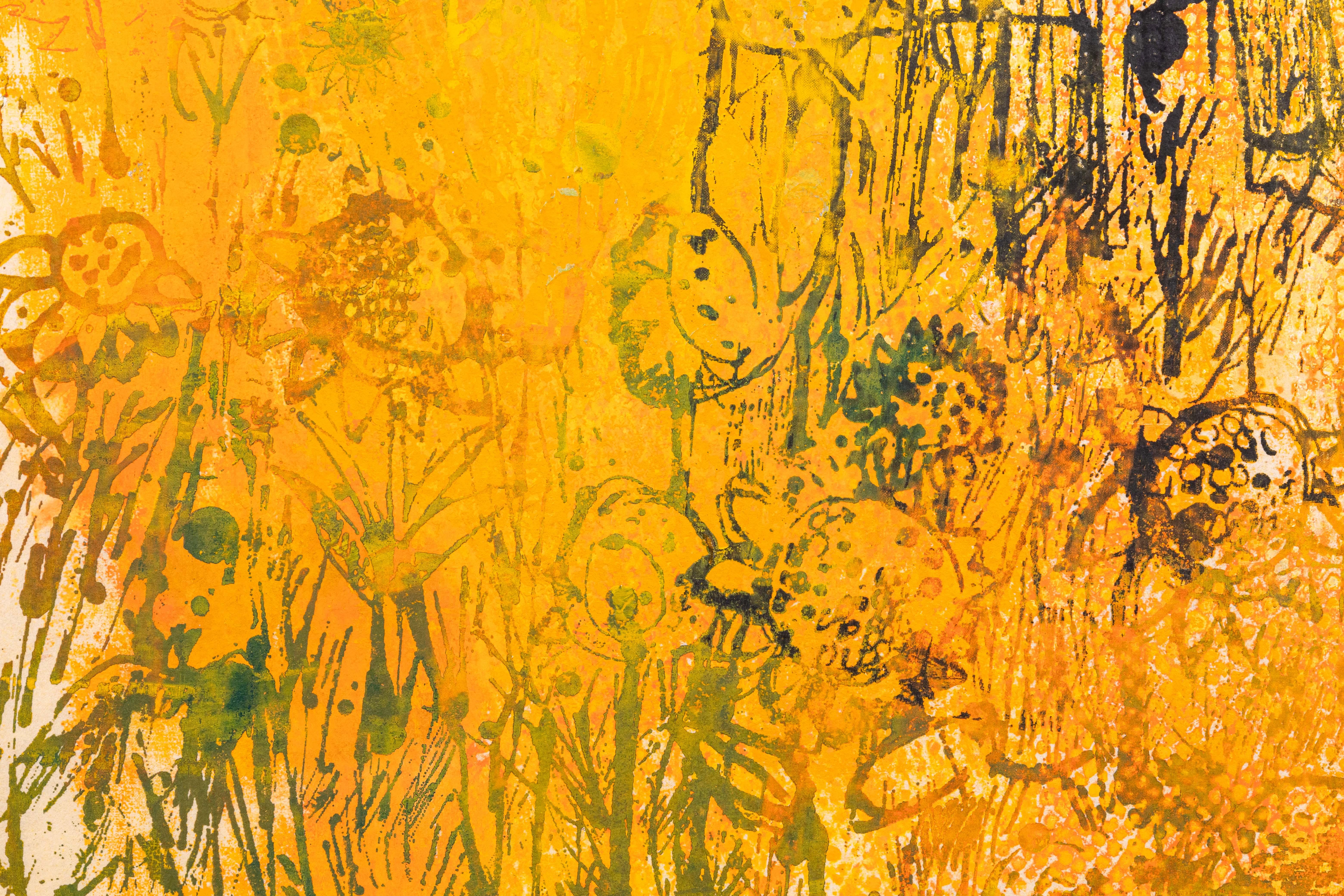 Susan Bolt Conversazioni firmate Serigrafia moderna su carta 1/20 incorniciata 1969 in vendita 2