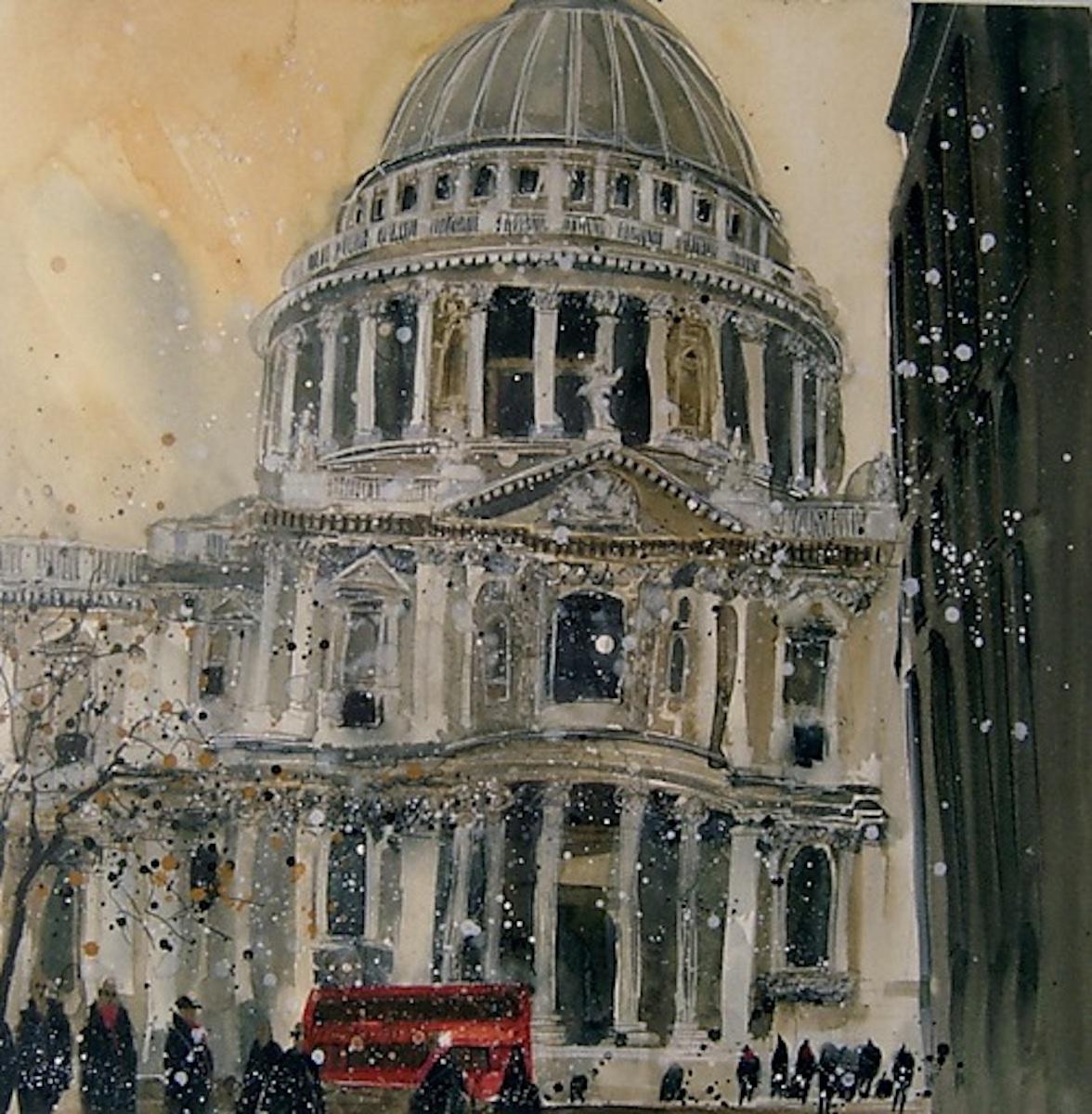 Susan Brown  Abstract Print - South Porch, St Paul’s, London