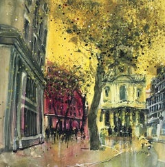 Used St Mary Le Strand, London, Cityscape Art, London Art, International City Art