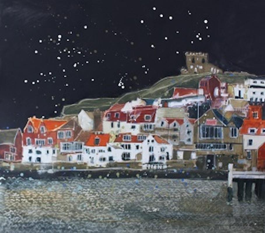 Silvery Light, Whitby, original painting, landscape, contemporary For Sale 2