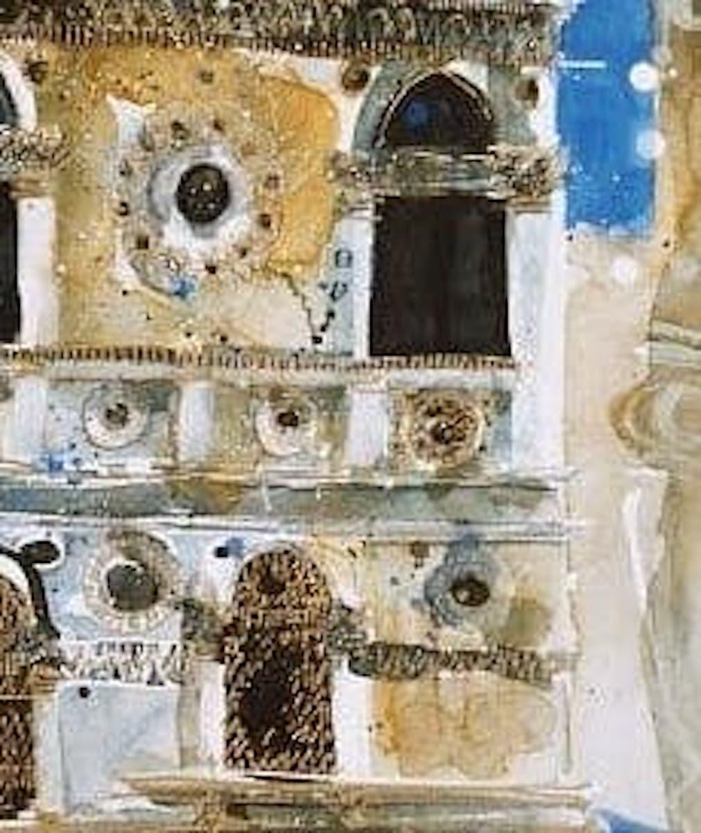 Fachada de Gossamer, Venecia - Landscape Print Marrón de Susan Brown