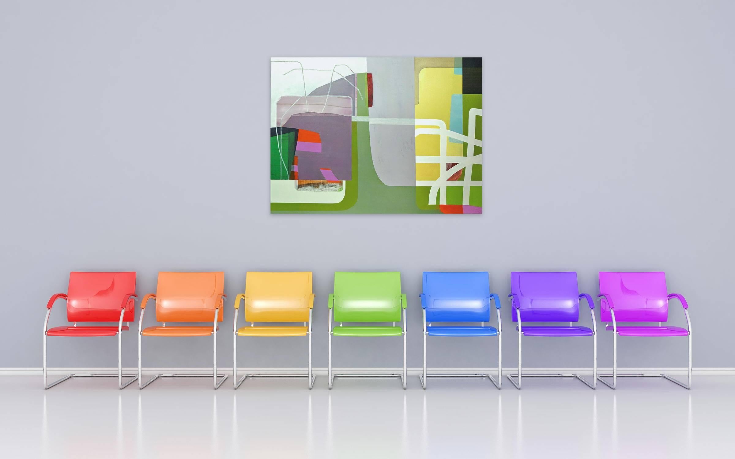 sbc 149 (Pittura astratta) - Painting di Susan Cantrick