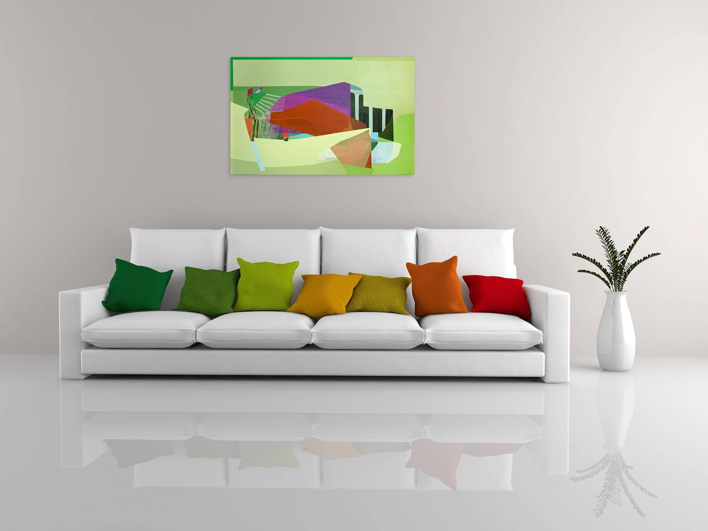 sbc 195 (Pittura astratta) - Painting di Susan Cantrick