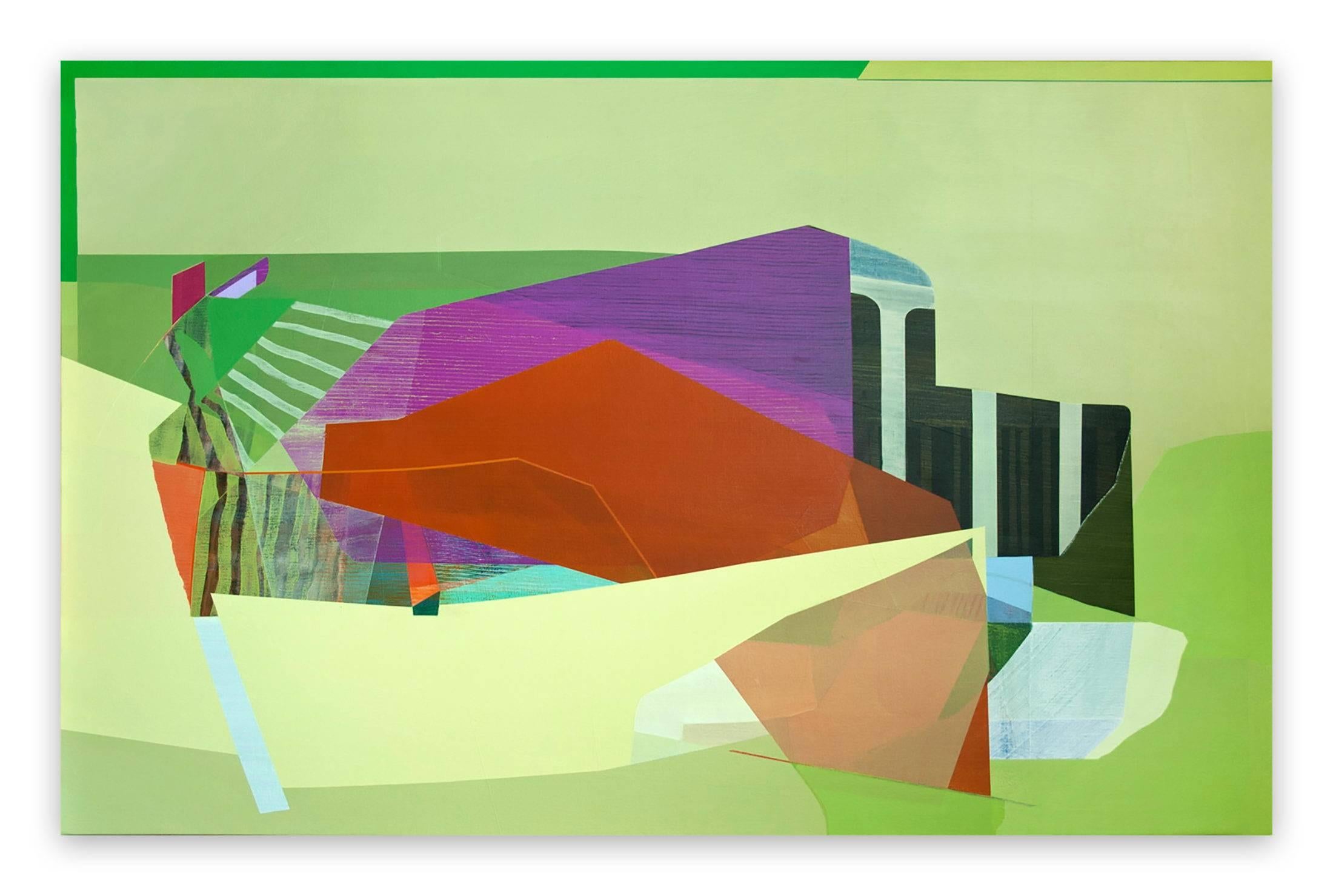 Susan Cantrick Abstract Painting - sbc 195 (Abstract painting)