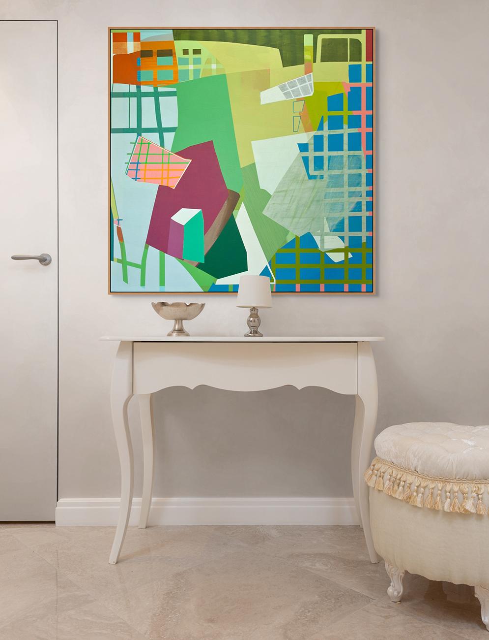sbc 207 (Abstrakte Malerei) – Painting von Susan Cantrick