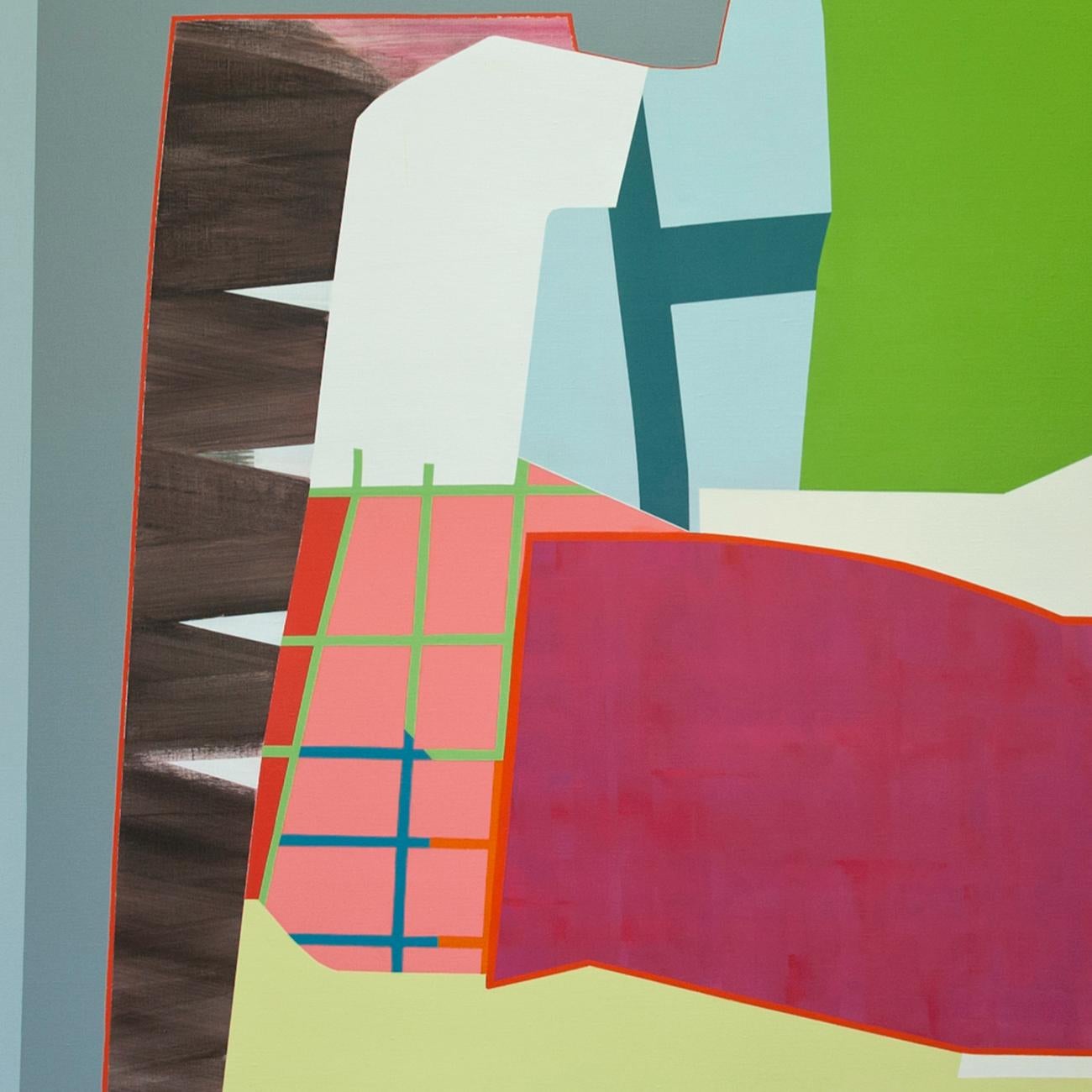 sbc 209 (Abstrakte Malerei) (Braun), Abstract Painting, von Susan Cantrick