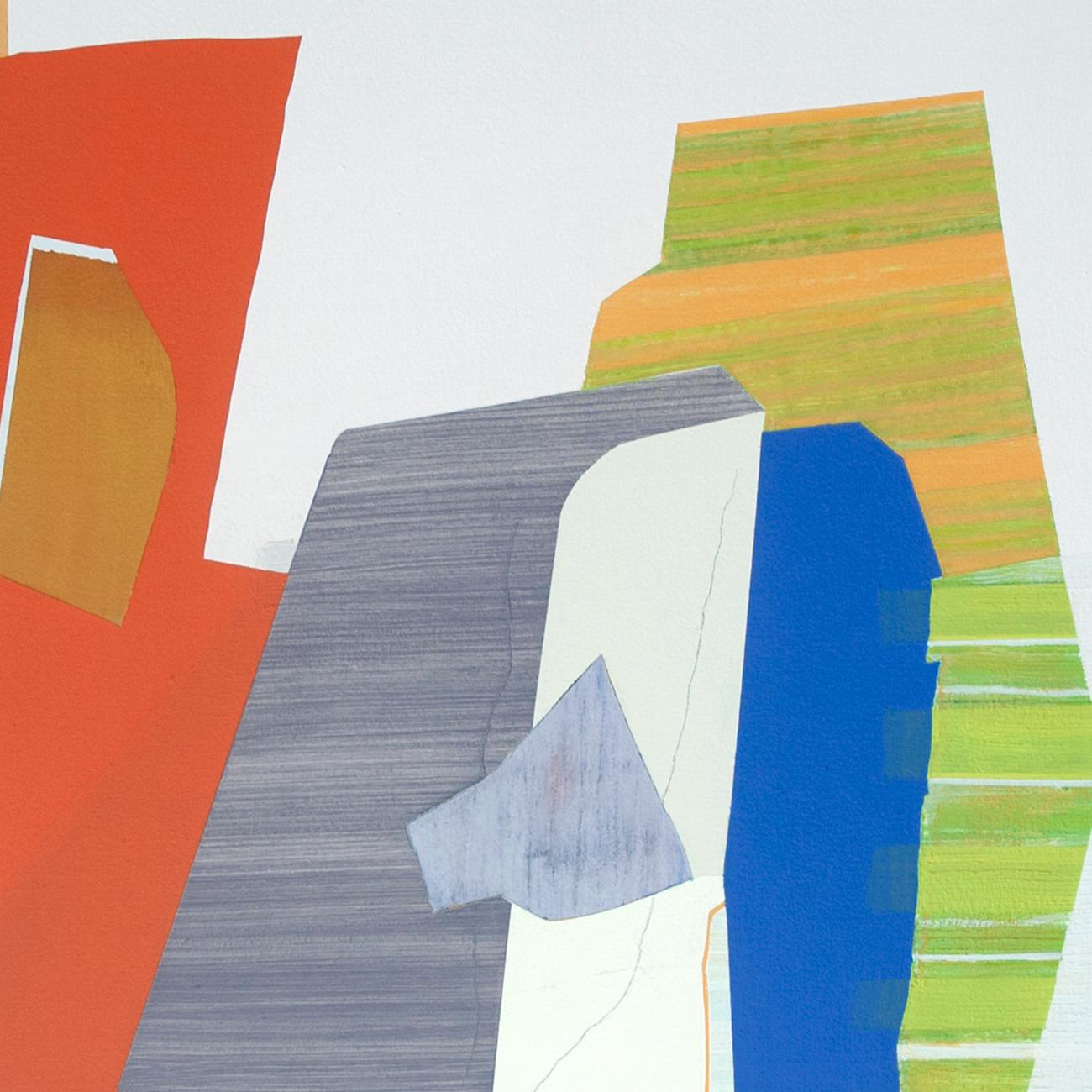 sbc 238 (Abstrakte Malerei) (Grau), Abstract Painting, von Susan Cantrick