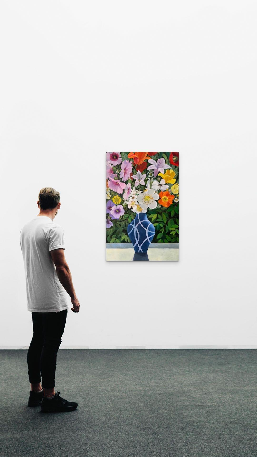 June Bouquet, Floral Oil on Linen Painting, 2022 3