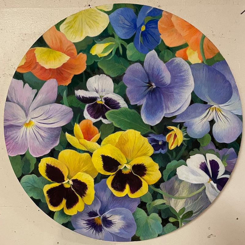 Spring Pansies
