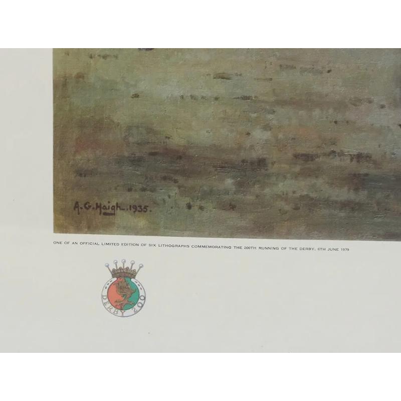 Mill Reef Vincitore del Derby Stakes 1971 di Susan Crawford Provenienza: La Susi in vendita 5