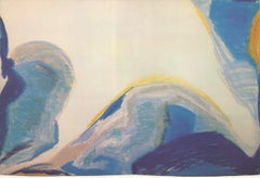 Deep Shoal Exhibition Poster, Offset Print, Abstract Landscape, 1977