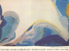 Deep Shoal Exhibition Poster, Offset Print, Abstract Landscape, 1977