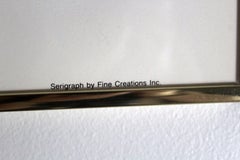 Susan Crile Mostly Mozart Lincoln Center Serigraph Poster 1985 Framed