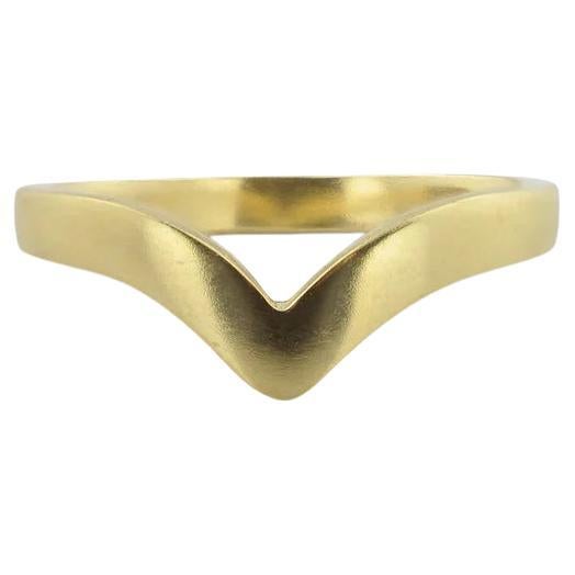 Susan Crow Studio Fairmined Gold Lily Victory Band For Sale