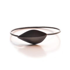 Susan Crow Studio Flora Leaf Bracelet with Clasp in Sterling Silver