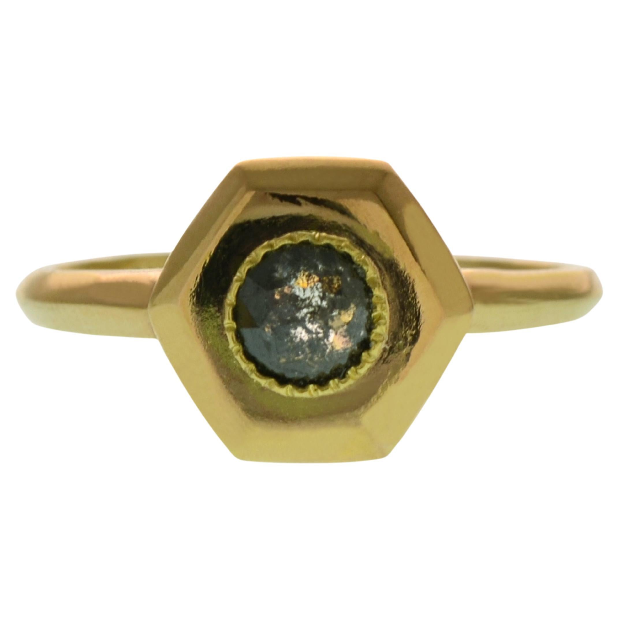 Susan Crow Studio St. Johns Abbey Diamond Ring  For Sale