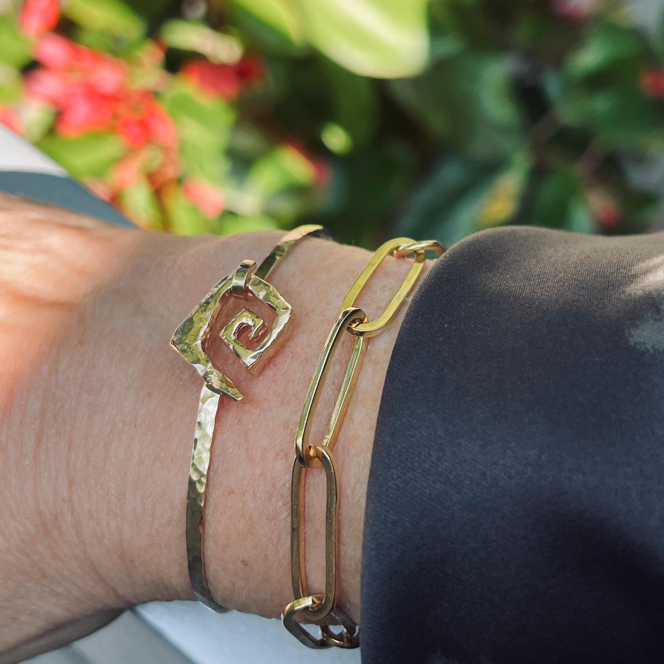 The Meander or Greek Fret symbolizes the bonds of friendship, of love and devotion. 

The History and Meaning Behind the Greek Key Pattern
For the people of Ancient Greece, Meander symbolized eternity and the undulating flow of human life through