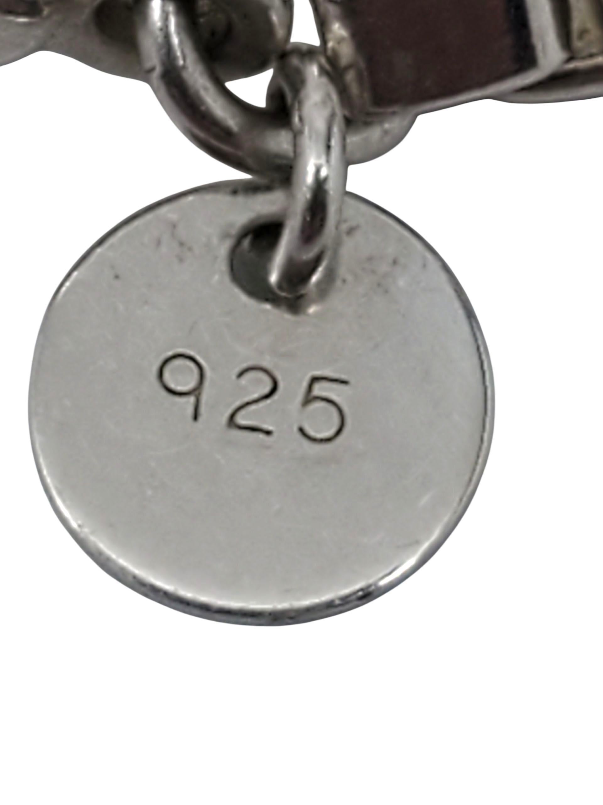 Susan Cummings Bracciale Charm a 3 catene in argento con specie in via di estinzione #22734 in vendita 4