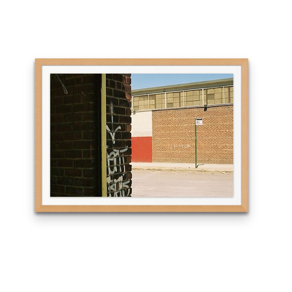 Williamsburg 34 - Rectangular Earthy Tone Photographic Paper Print For Sale 1