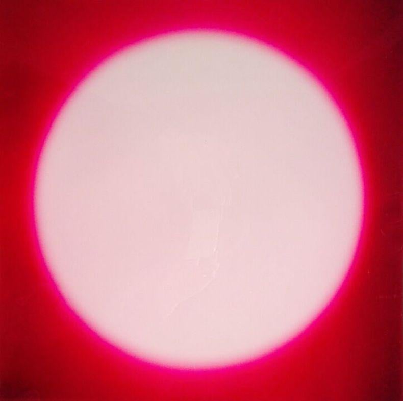 Pink Sun -  Limited Edition Abstract Color Photograph - Square Digital Print 