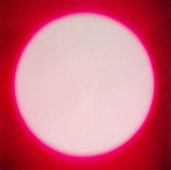 Pink Sun -  Limited Edition Abstract Color Photograph - Square Digital Print 