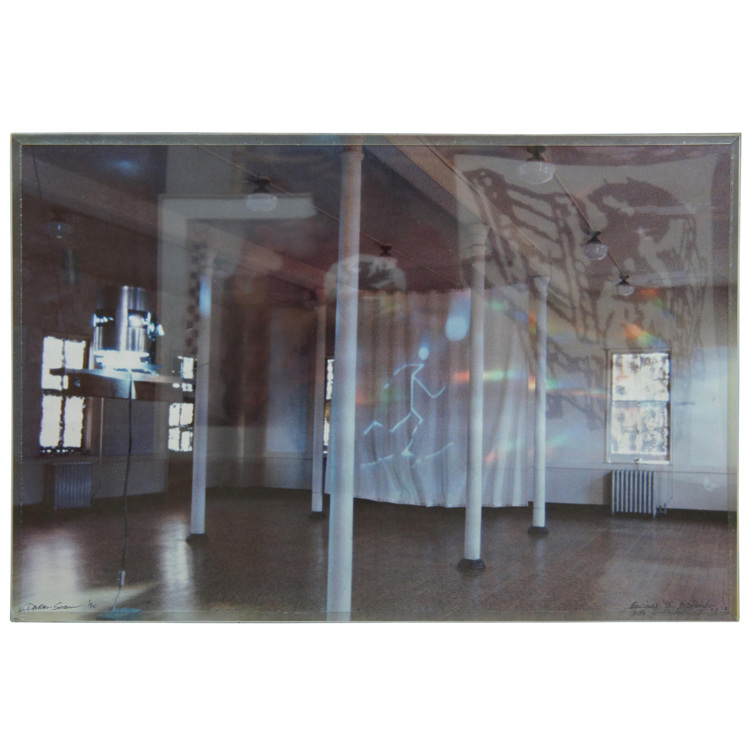 Susan Dallas-Swann Equinox '90 Ausstellungs-Installations-Leuchtefotografie