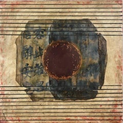 KOREA/JAPAN #2 (Abstract, Encaustic & oil) SUSAN SQUIRES 2016