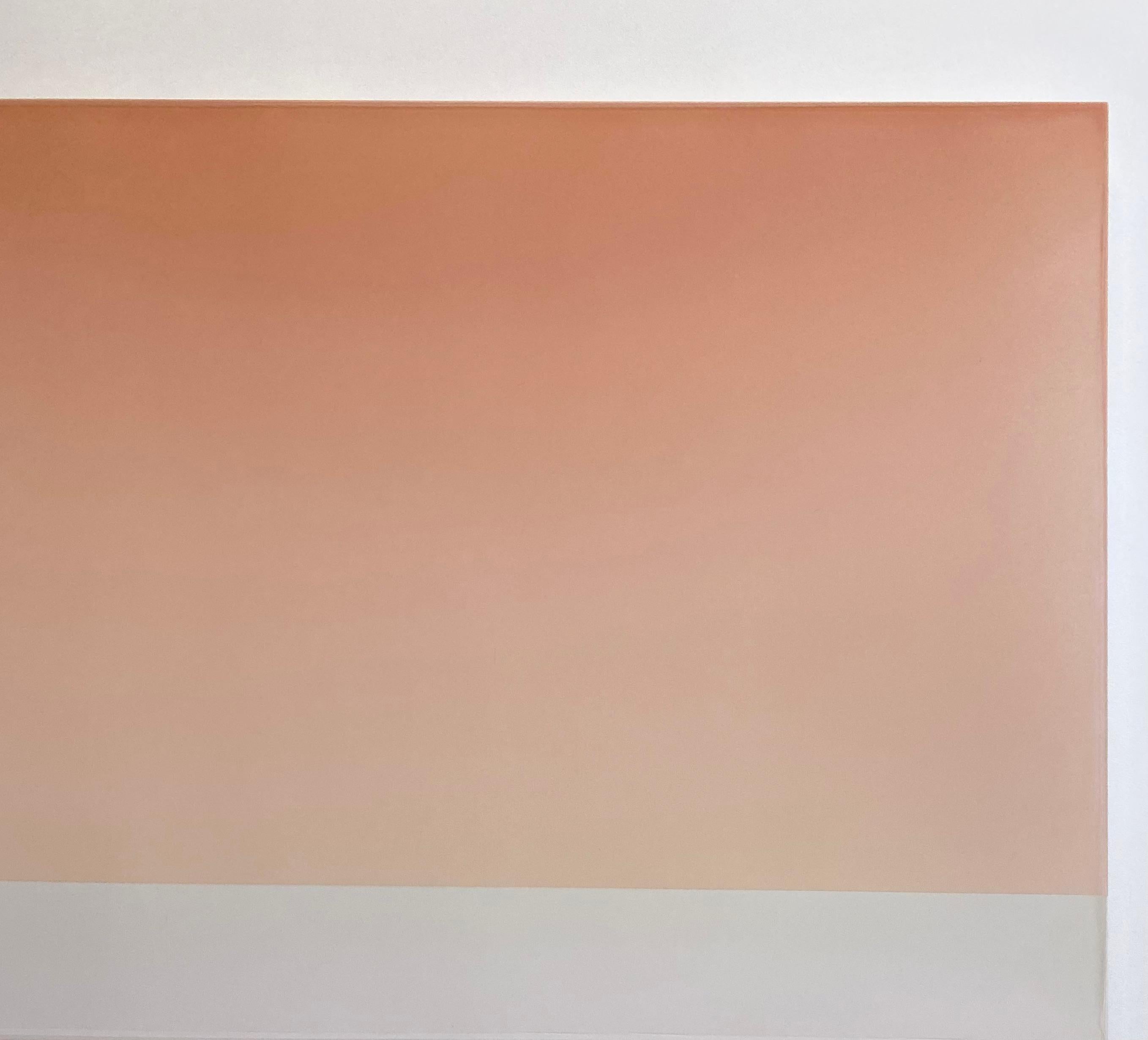Joachims Dream - Pittura polimerica colorata, albicocca, giallo avorio, viola, 2022 2