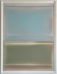 « Opening in Sun » 2025, polymère teinte sur papier Yupo