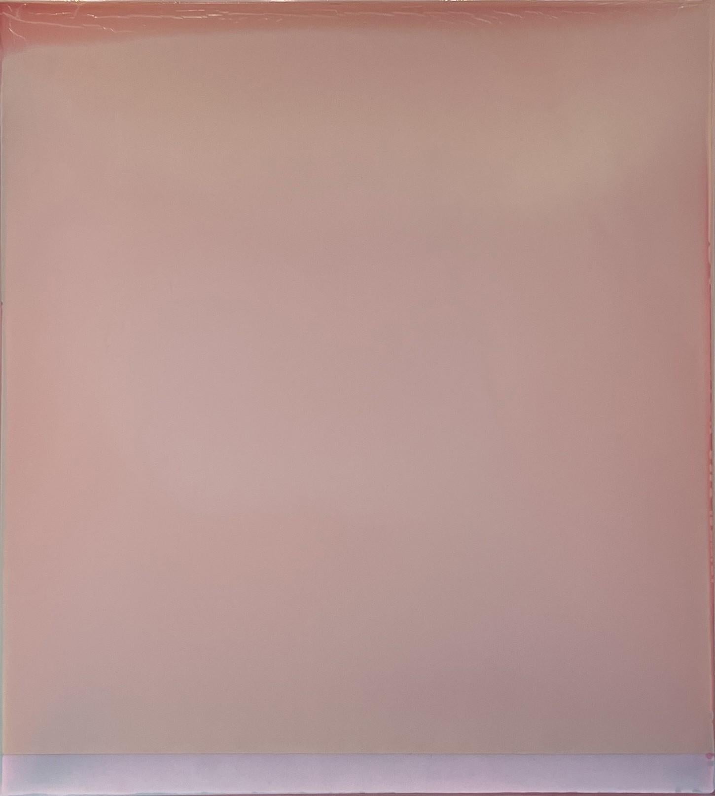 Susan English Abstract Painting - Outland 39 - Contemporary Abstract Poured Painting Pink Lavender Lilac, 2023