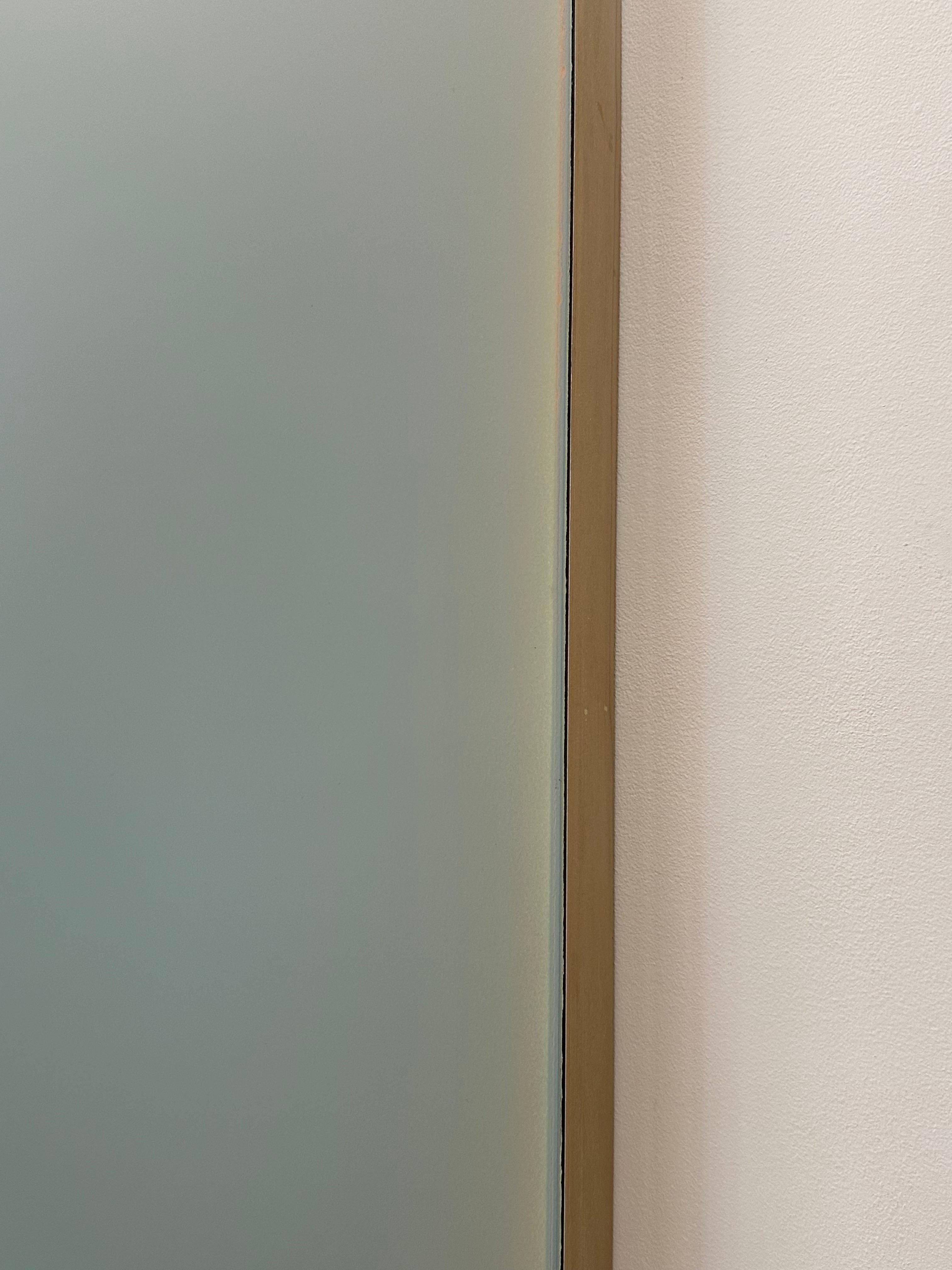 Outland 48 - Pintura Abstracta Contemporánea Vertida Azul Espuma Verde, 2024 7