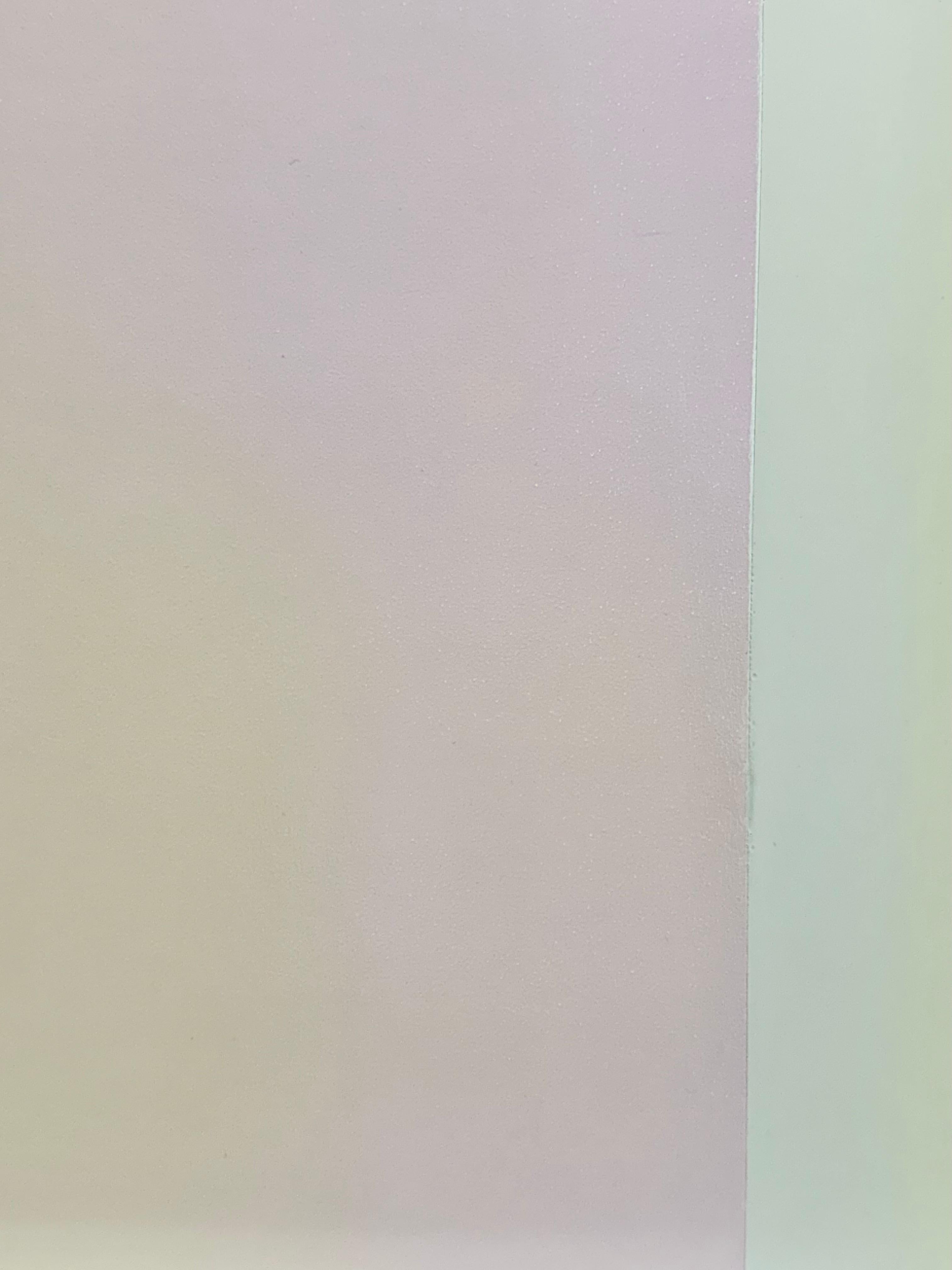 Angelo Rosa Necessario - Sage Jade Aqua Blue Green Pittura colata, 2025 - Abstract Painting Grigio di Susan English