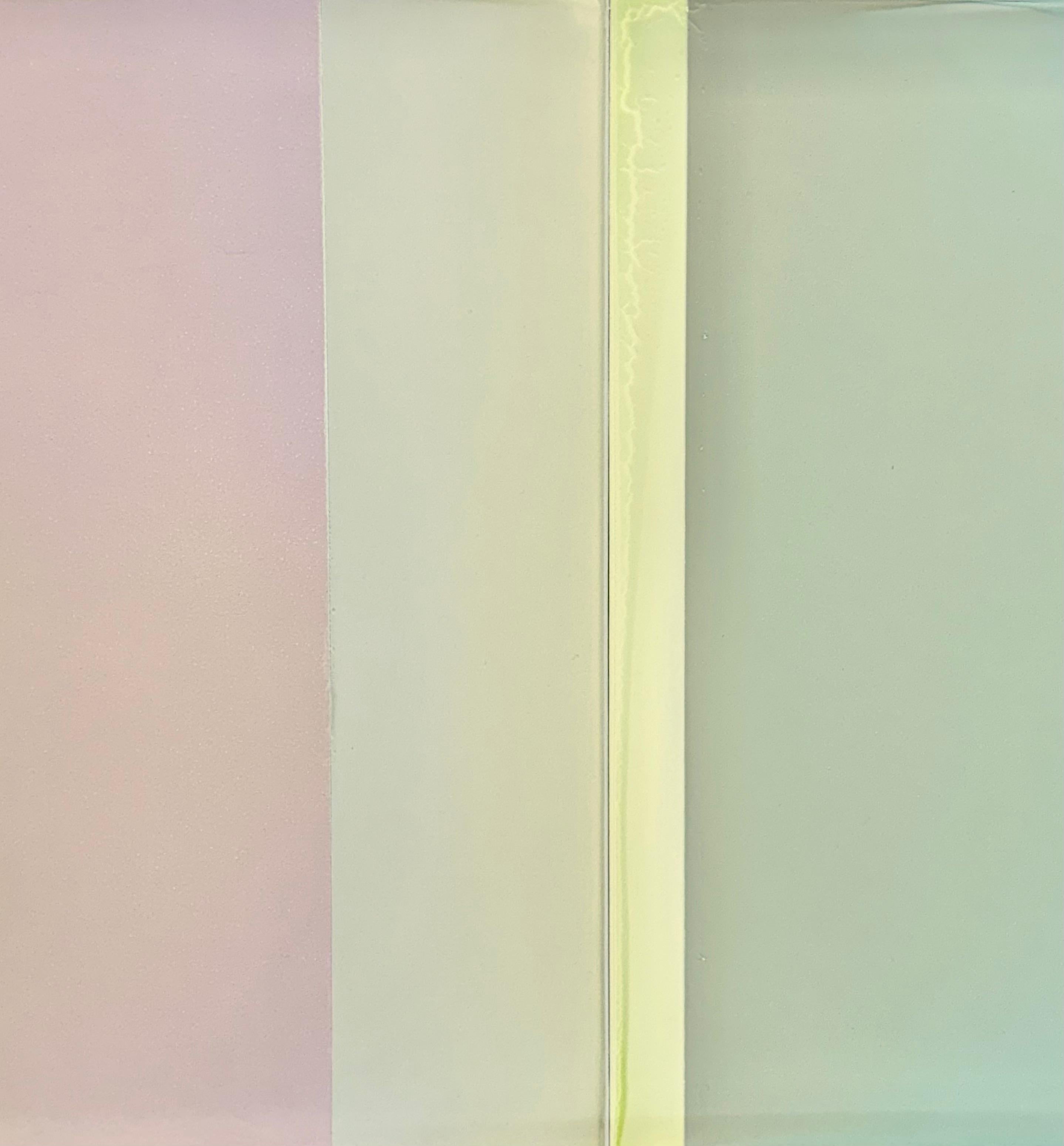 Angelo Rosa Necessario - Sage Jade Aqua Blue Green Pittura colata, 2025 in vendita 1