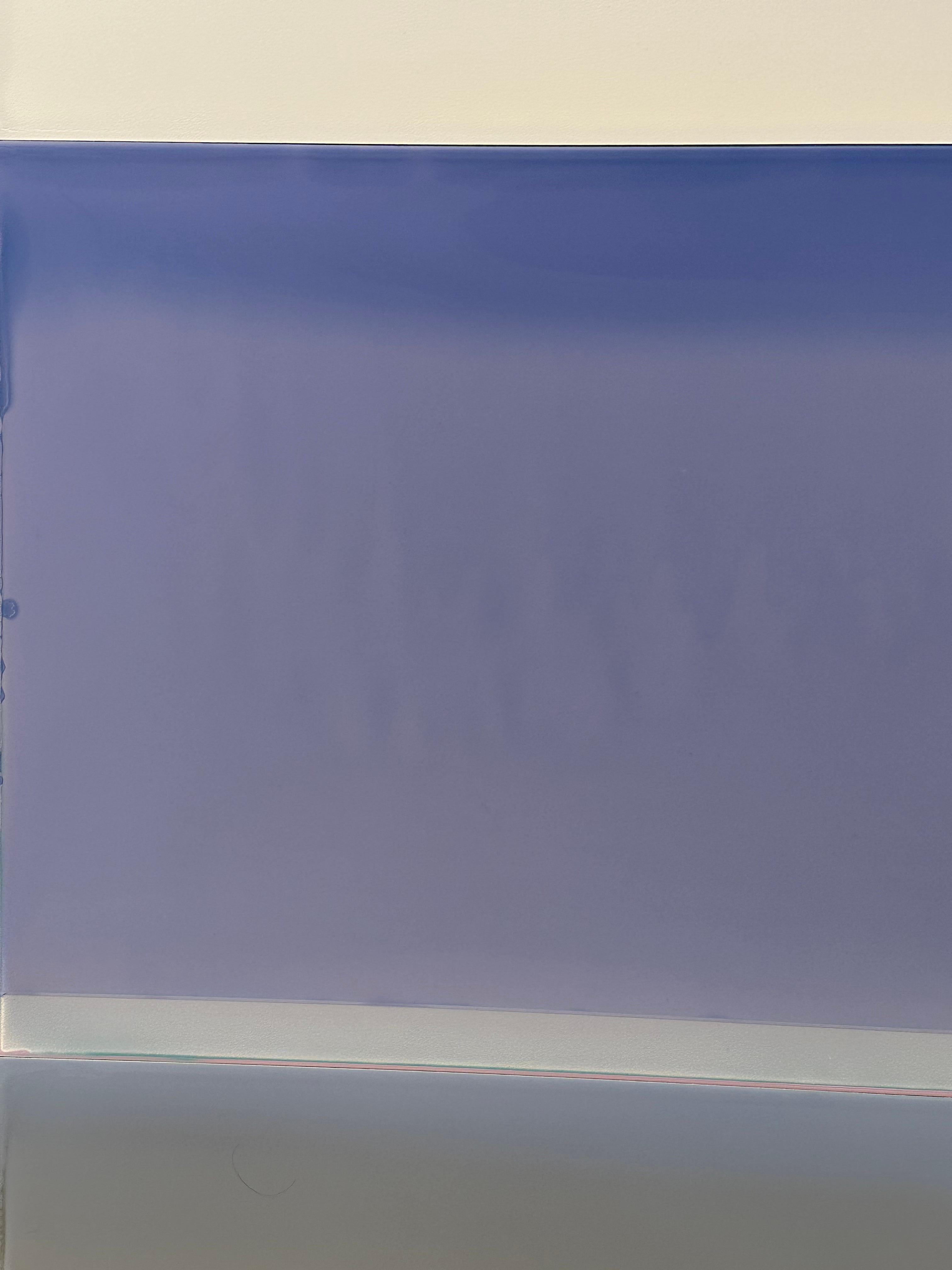 Sea Girt - Pintura Abstracta Contemporánea Vertida Violeta Marfil, 2024 en venta 2
