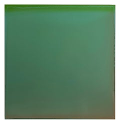 Susan English "In the Greenest Sun No. 2" 2024 Tinted polymer on Dibond panel