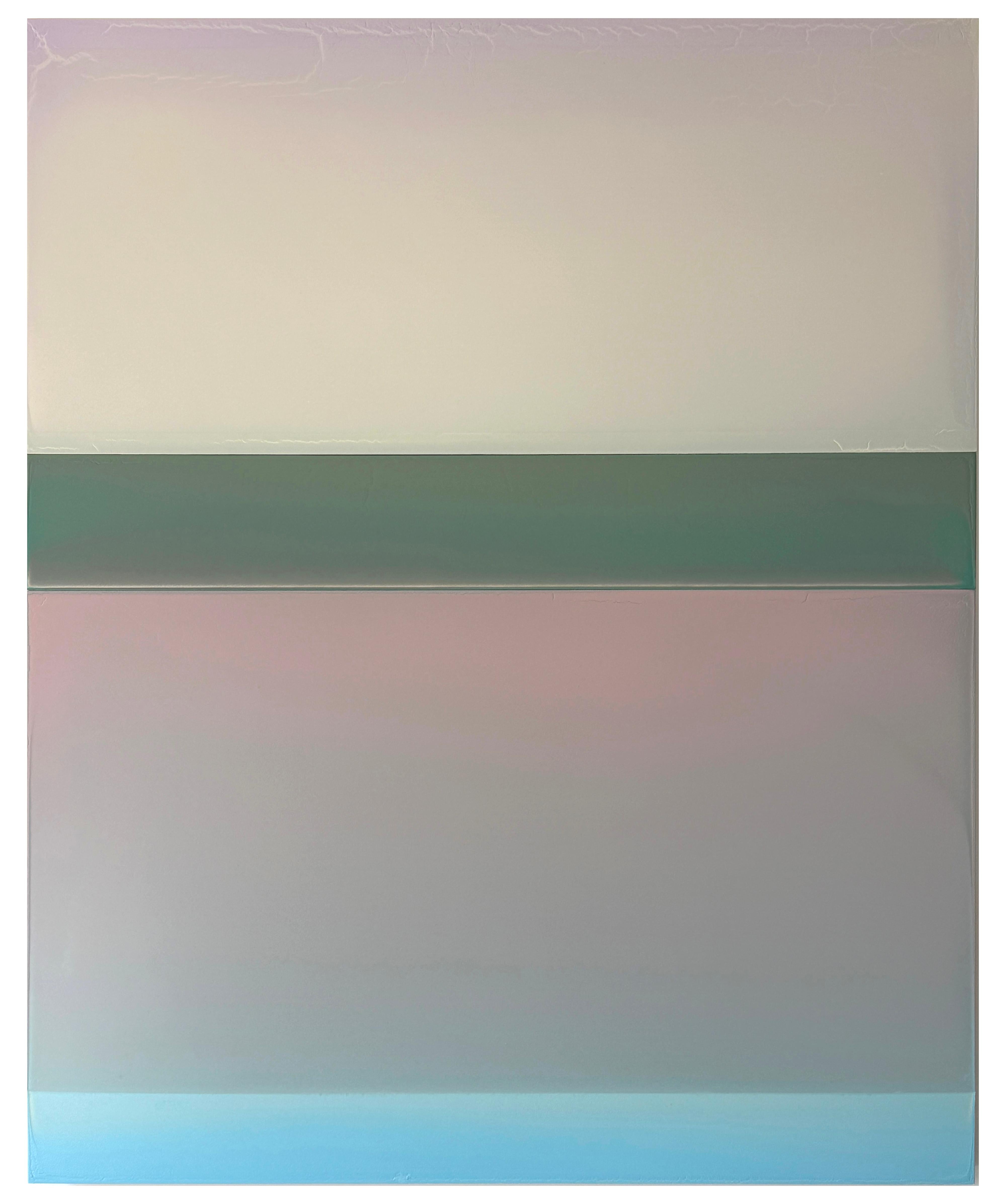 Susan English "Pietra Rosa (Assisi)" 2026 tinted polymer on Dibond panel