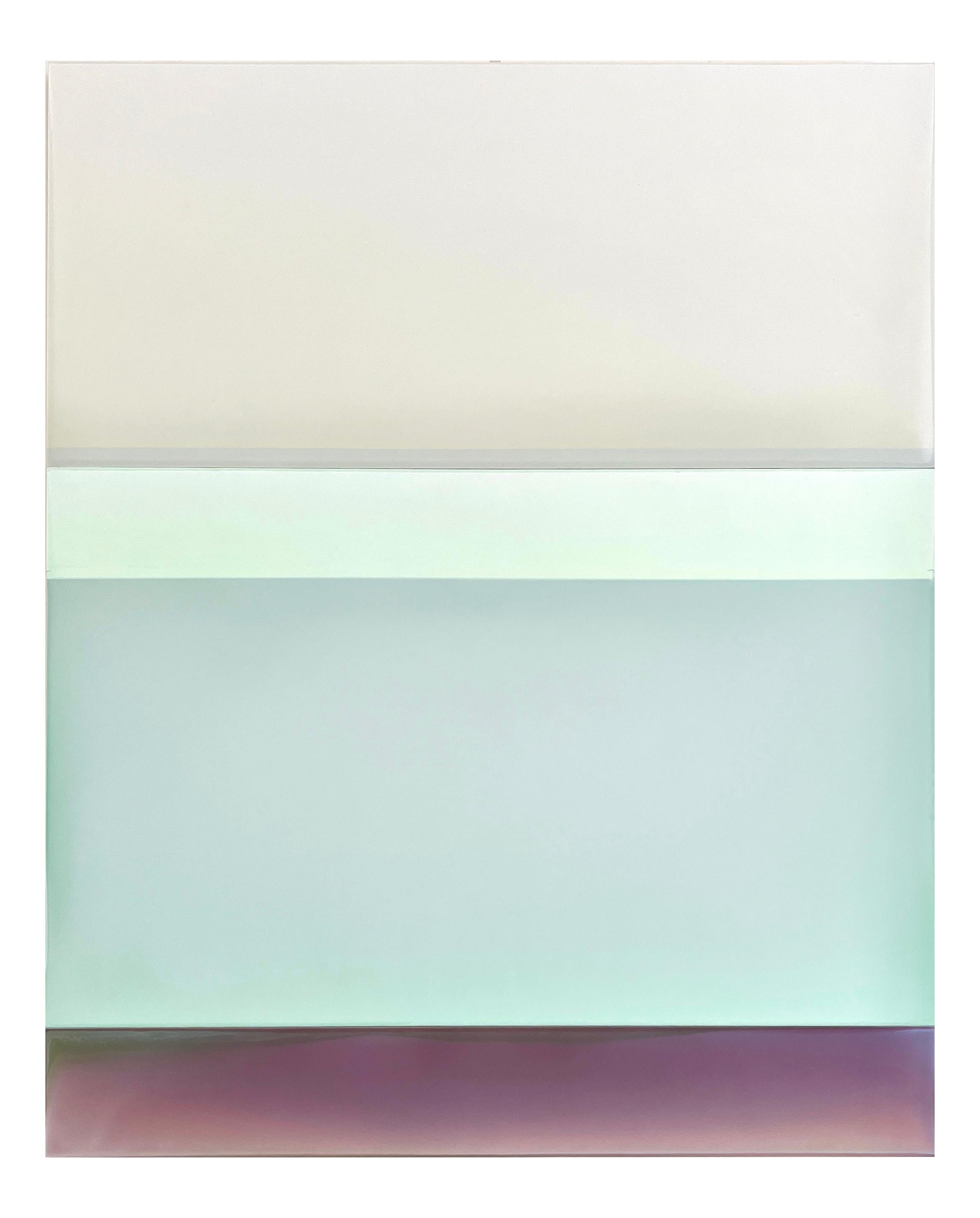 Susan English "Seaglass" - Abstract Tinted Polymer Painting on Panel