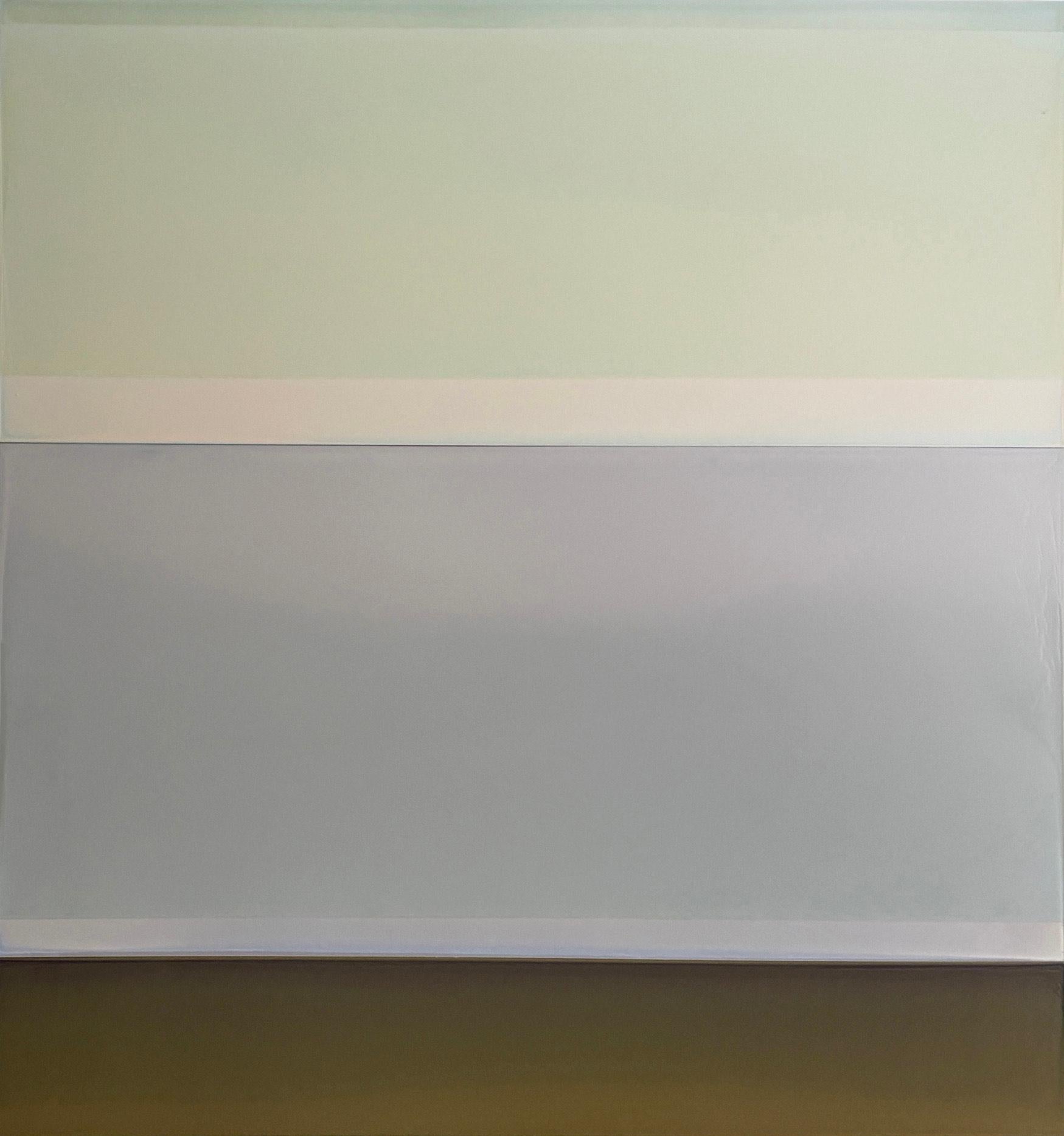 Susan English "Three Sides of Gray" 2025 getöntes Polymer auf Dibondplatte