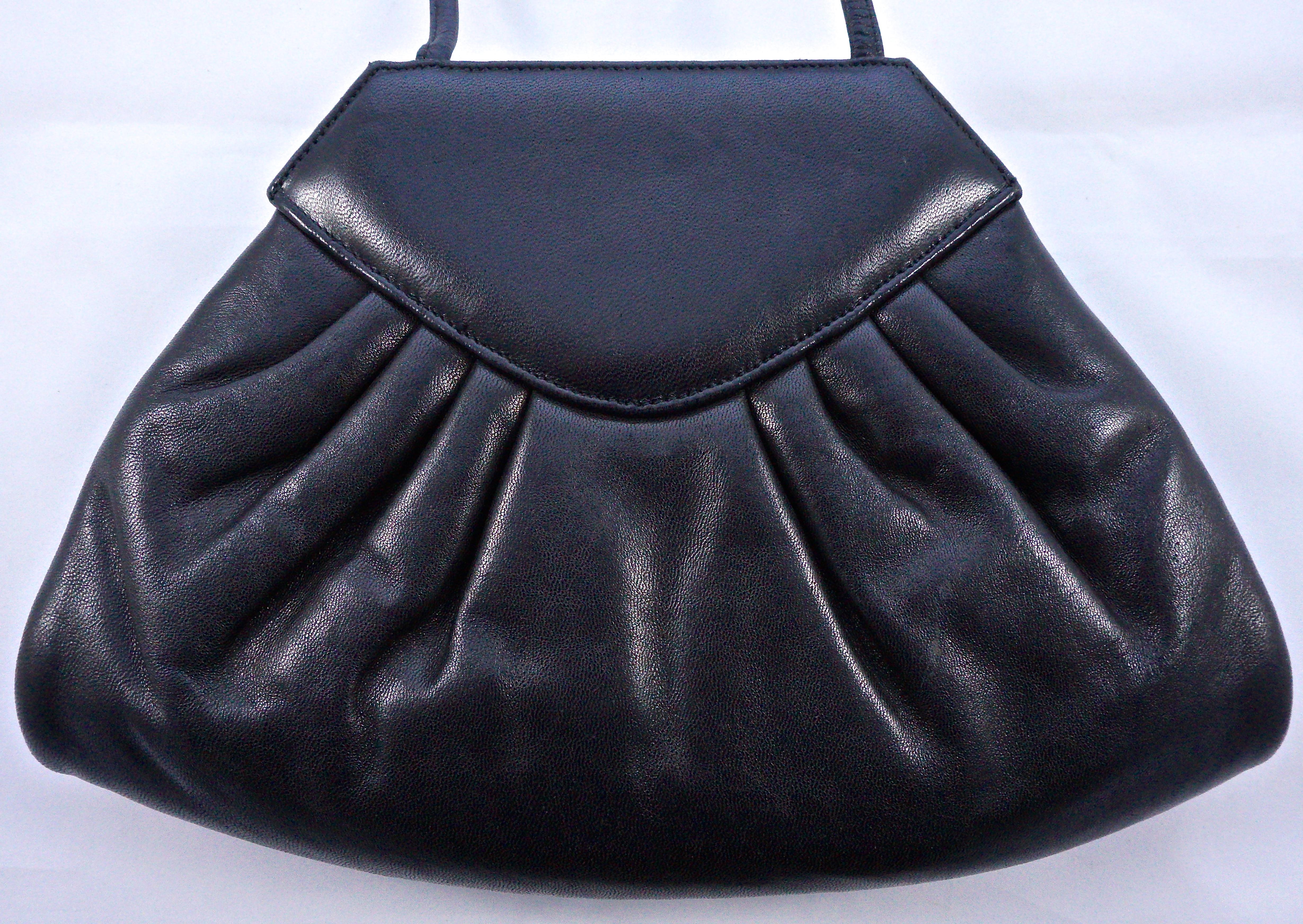 rhinestone faux leather bag