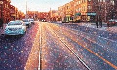 An Invincible Summer - Original pointillistisches:: strukturiertes Kunstwerk