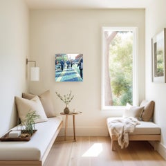 Another Story - Original Urban Figurative Still Life Pointillist Textured Art