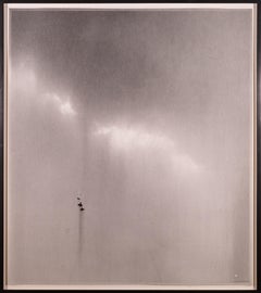 Susan Goethel Campbell Decent of Eagles Diptych Signed Pounce Brush on Paper