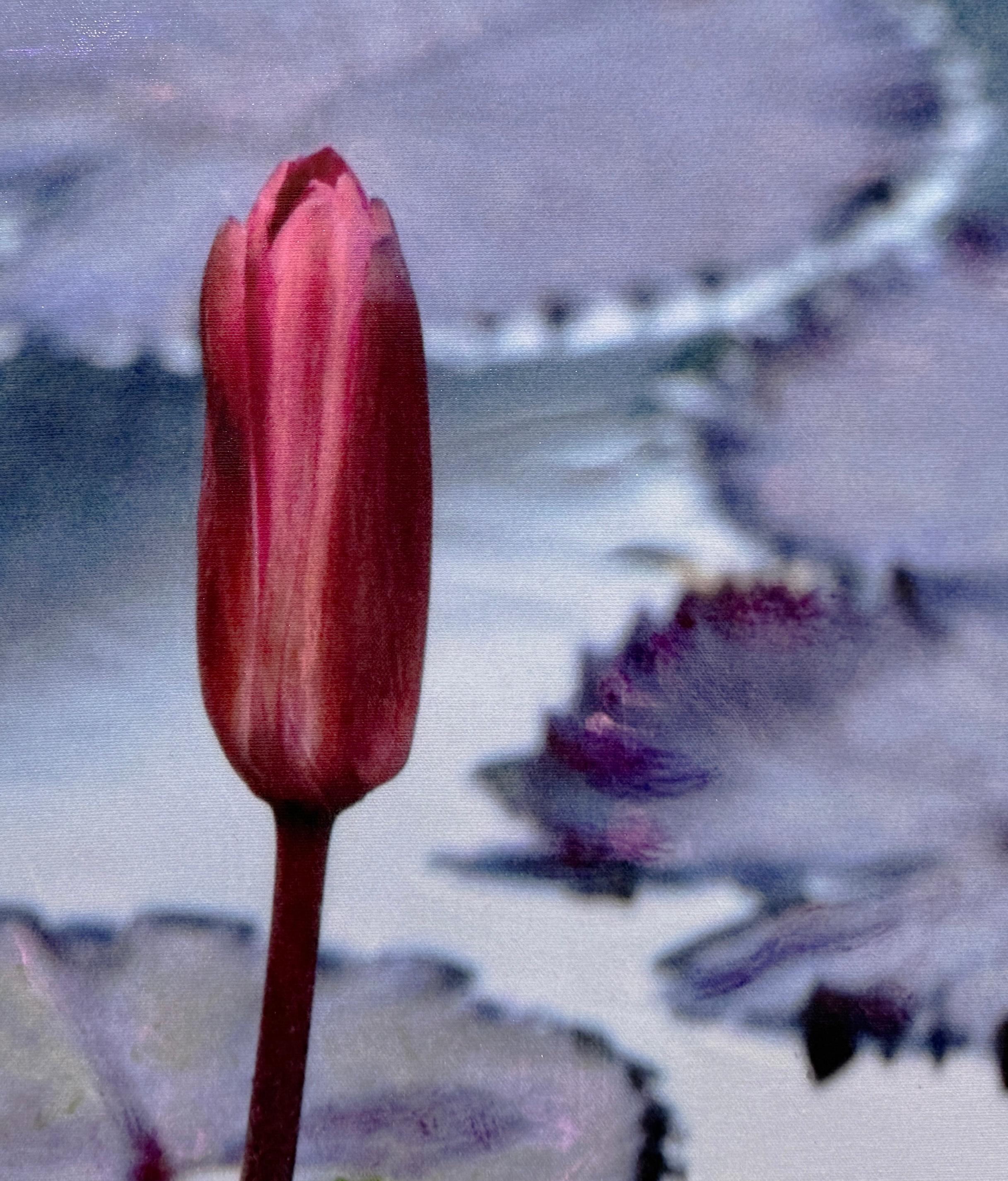 L'EAUX CALMES (STILL WATERS) - Mixed Media, Realism For Sale 1