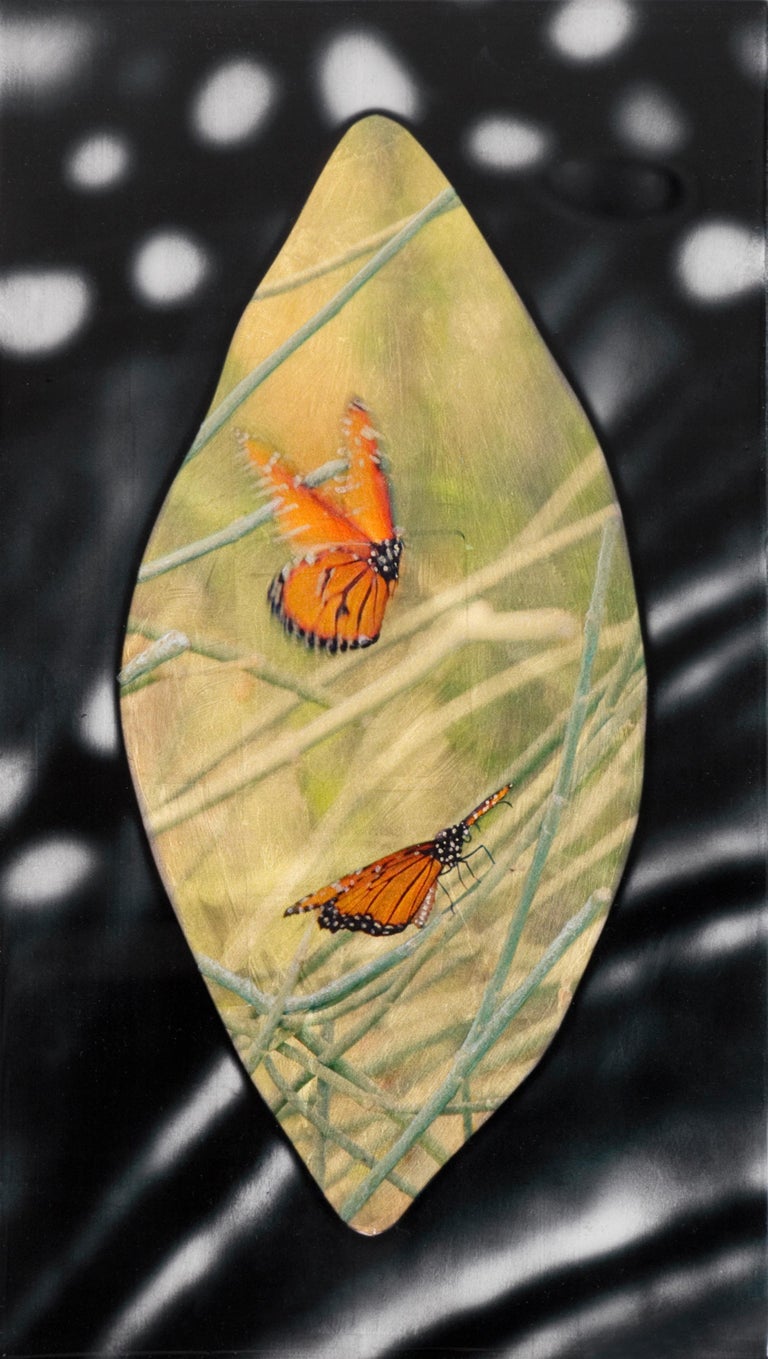 Susan Goldsmith LUCKY OMEN, photorealism, figurative, butterfly