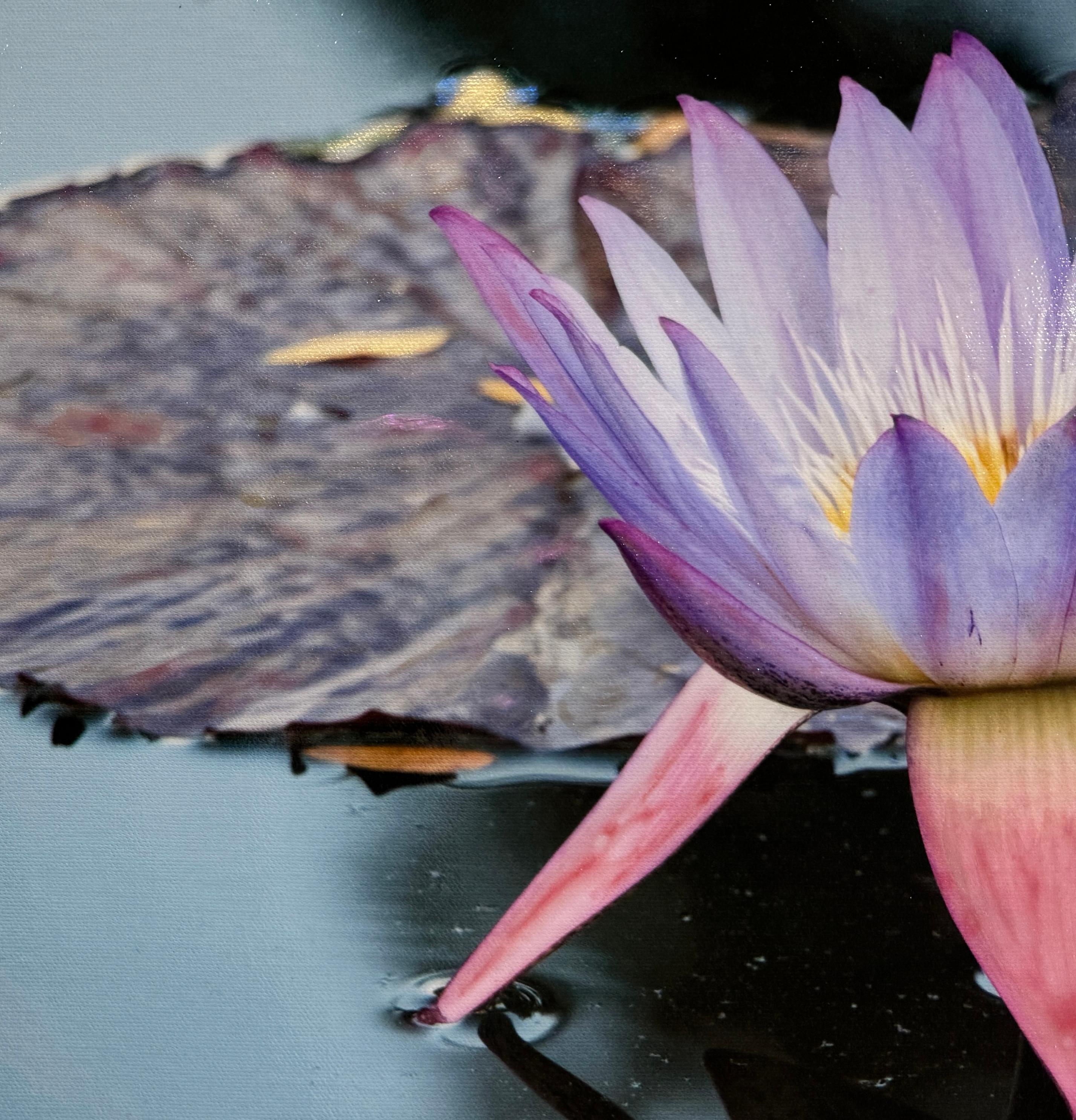 No. 47 - KAMALA - Wasserlily / Floral / Mixed Media / Fotografie im Angebot 4