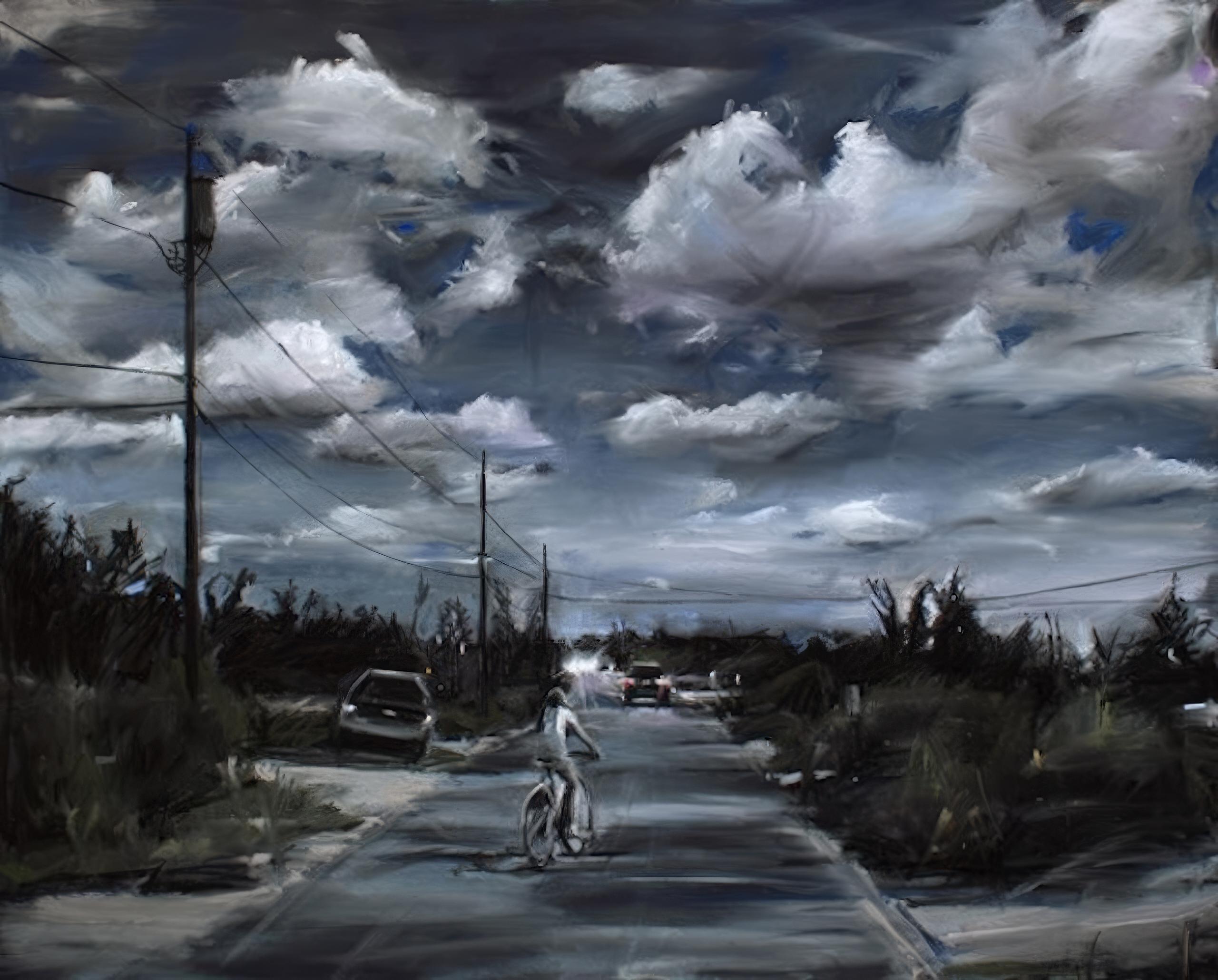 Dusk - Mixed Media Art by Susan Grossman