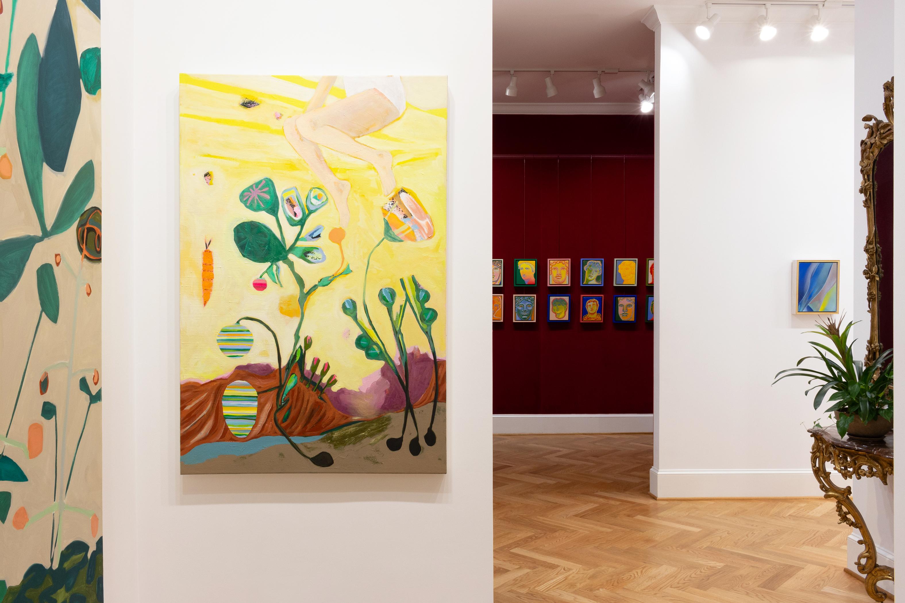 Questo quadro è un dipinto botanico astratto con sfumature di blu, arancione, verde e giallo.

Susan Hable si ispira alle opere di David Hockney, Milton Avery, Henri Matisse, Alex Katz, Howard Hodgkin, Hilma af Klint, Georgia O'Keeffe, Barbara