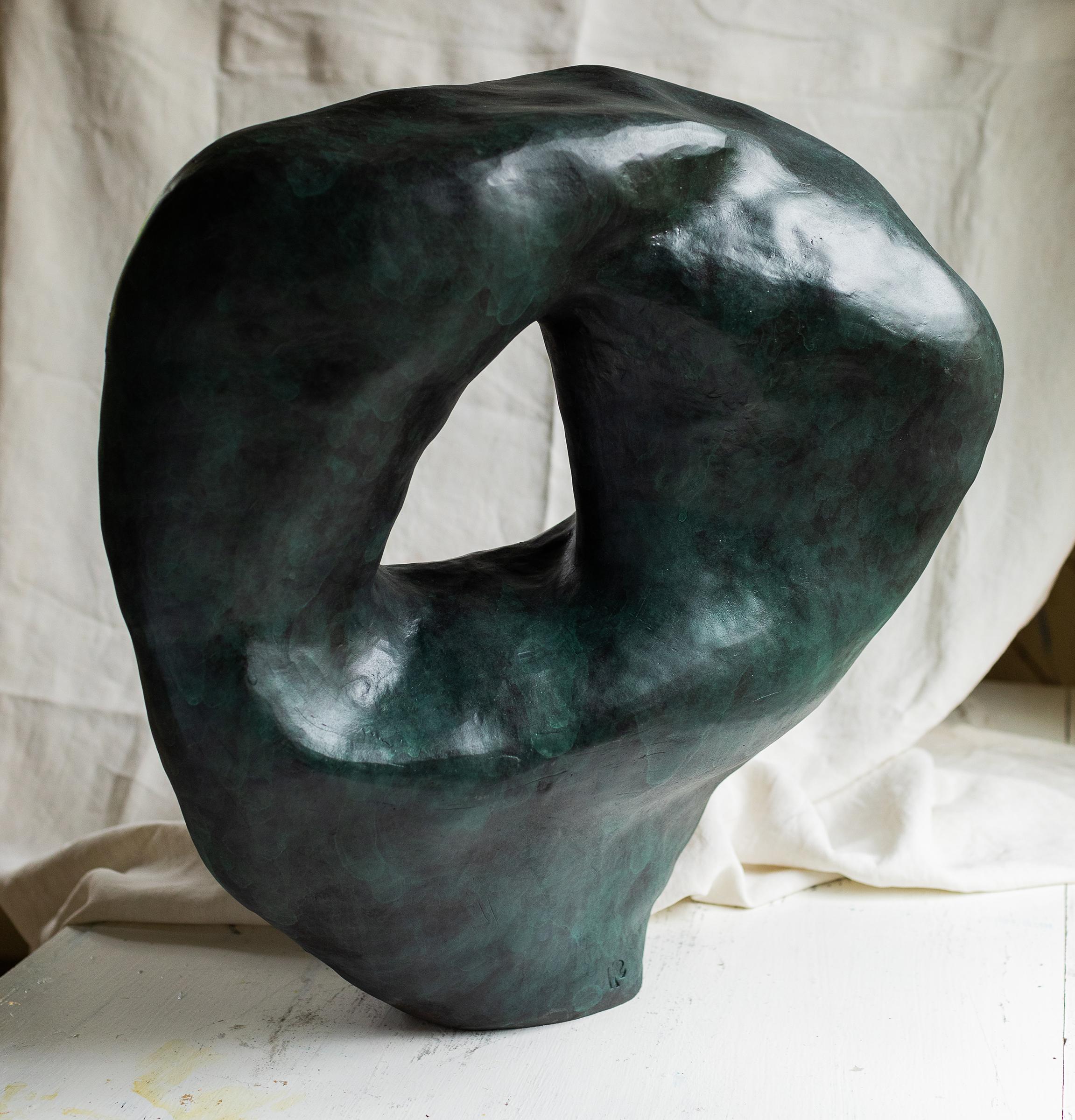 Susan Hable Abstract Sculpture - "Nimbus" - abstract sculpture - Barbara Hepworth